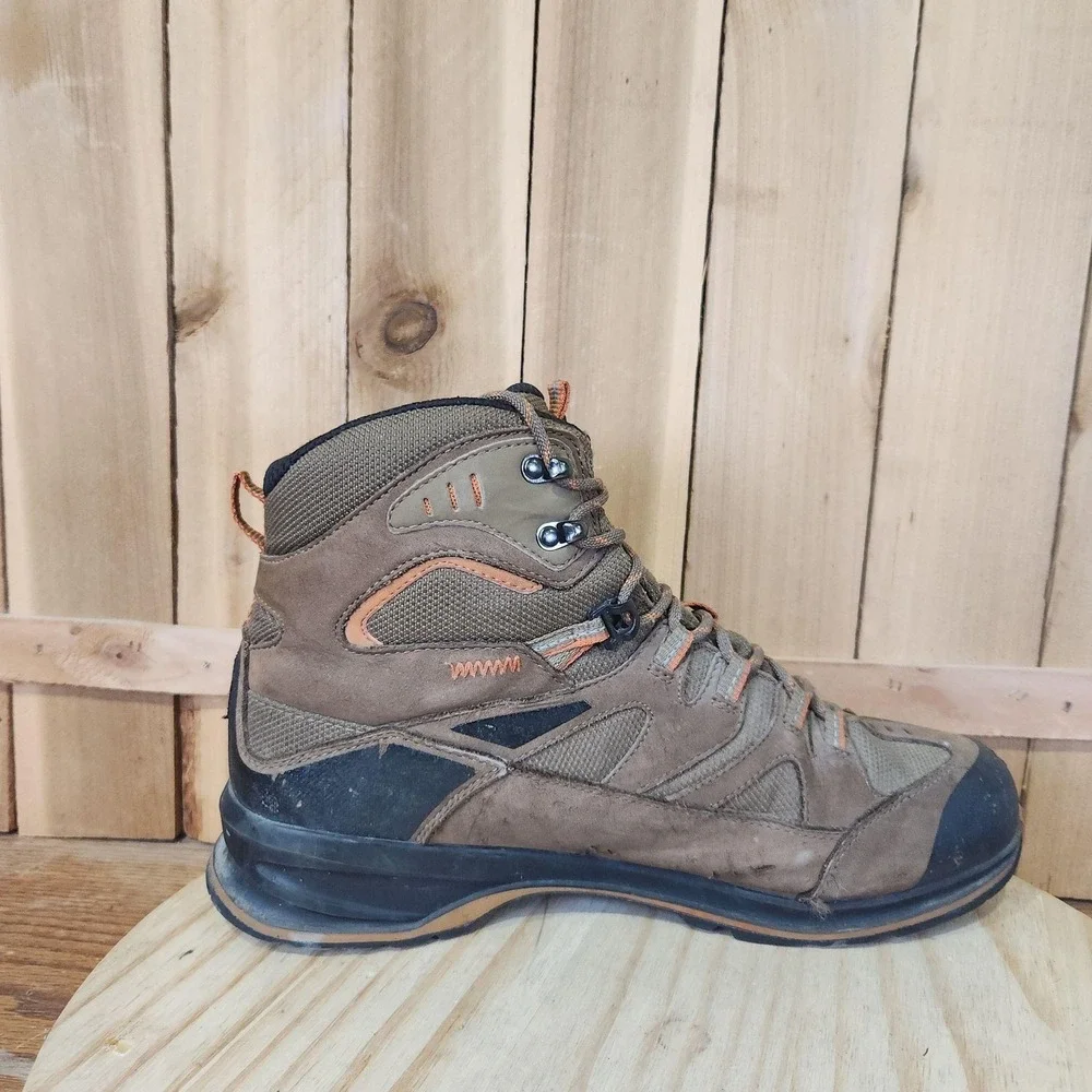 Mammut Granite GTX Boots Mens 11.5 Brown Nubuck Vibram Hiking Waterproof